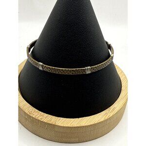 Plunder Design Fierce Hammered Metal Bracelet